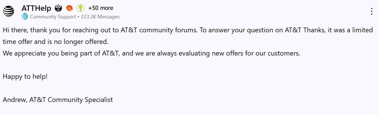 AT&T kills off its customer rewards program - It's a bad look for AT&T as it shuts the 'AT&T Thanks' rewards program