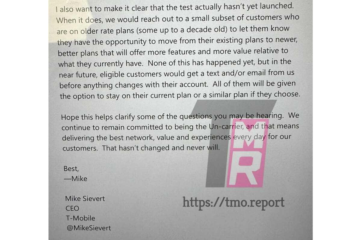 T-Mobile's hugely controversial forced plan migrations were only supposed to be a 'very small test'