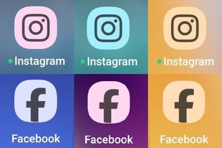 Image Credit - Omar Tosca on Threads (IG) | White_Eagle_ on Telegram (FB) - Facebook and Instagram are testing themed icons for their Android apps