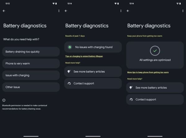 You can now troubleshoot battery and network issues on the Google Pixel 8 series via a new app