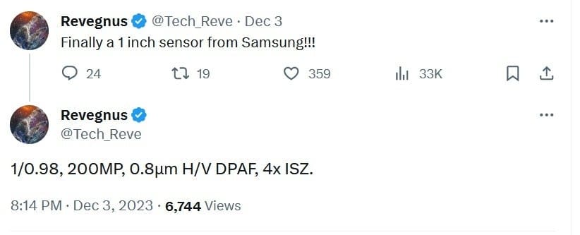 Tipster says Samsung is working on a new 1-inch ISOCELL image sensor for the Galaxy S25 Ultra - Galaxy S25 Ultra could feature 1-inch ISOCELL image sensor; Sony sensors coming to S25, S25+